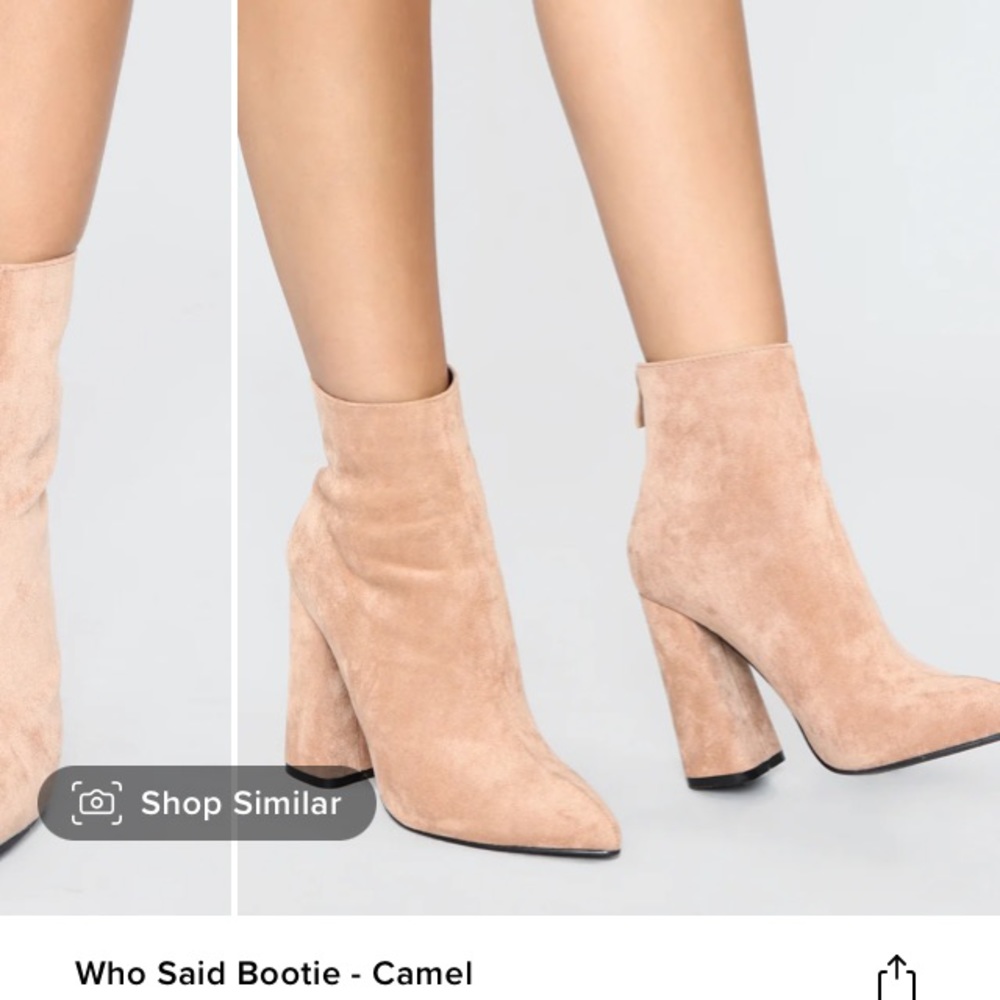 New Fashion Nova Camel color boots size 8. Brand new without the tags or box.